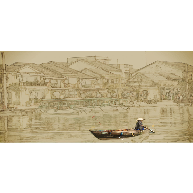 Vietnam Scenery Pencil Pen Holder