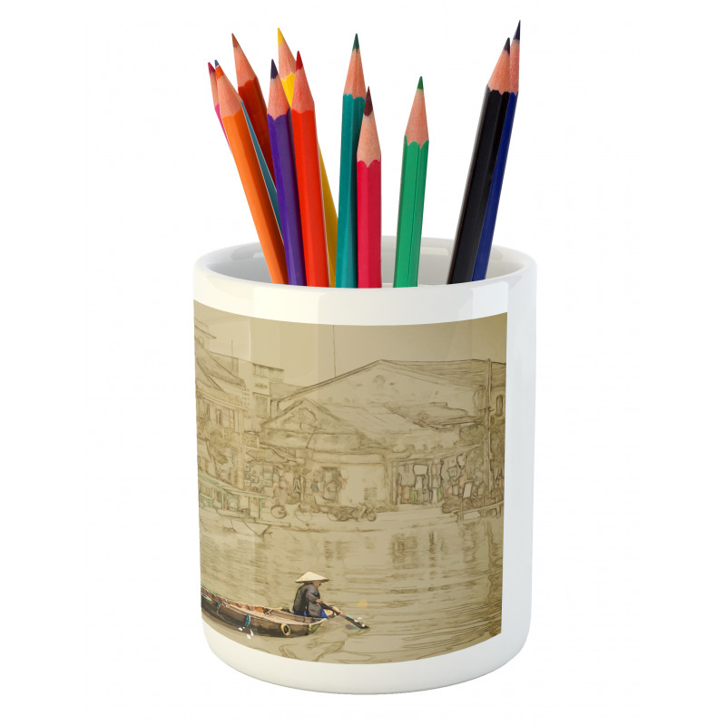 Vietnam Scenery Pencil Pen Holder