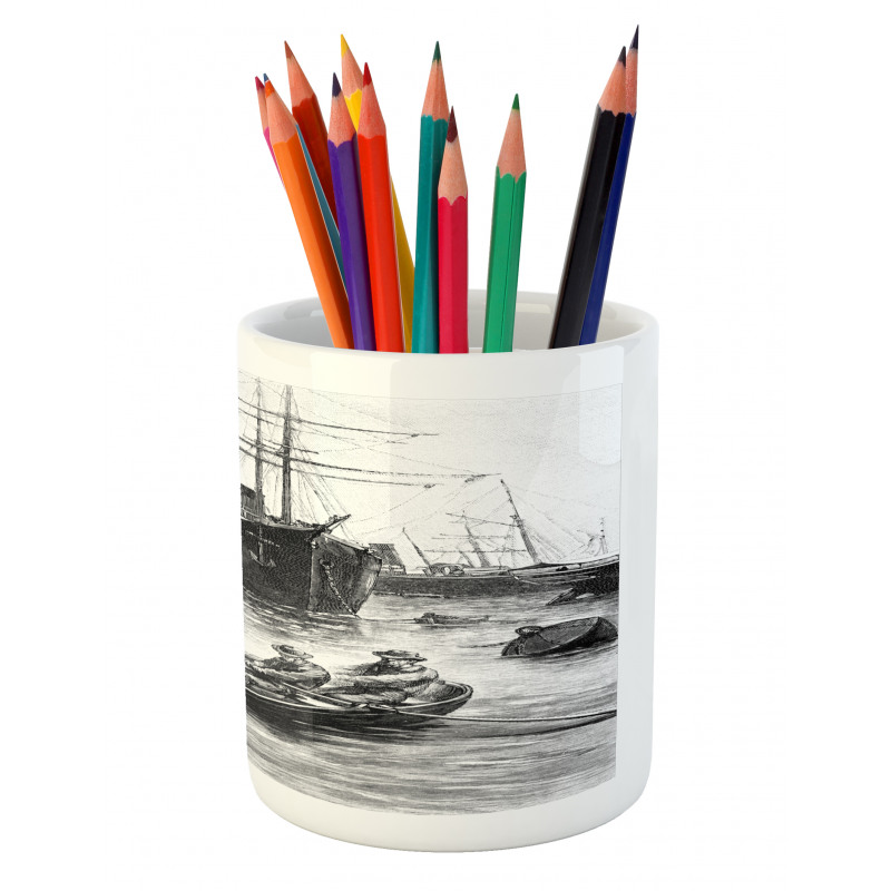 Vintage San Diego Pencil Pen Holder