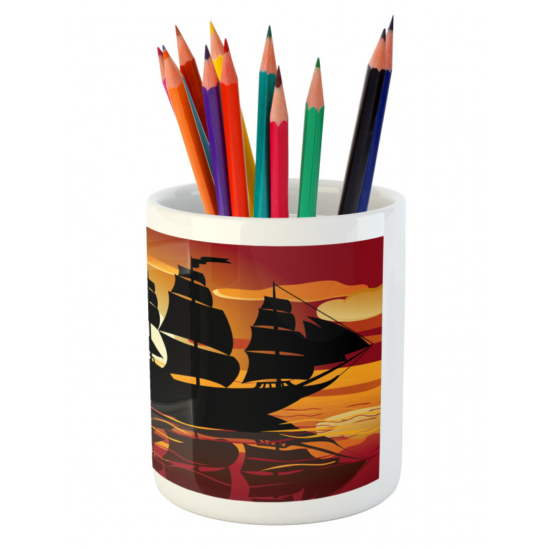 Tranquil Evening Pencil Pen Holder