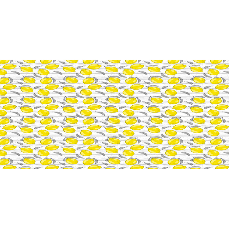 Sketched Lemon Pattern Pencil Pen Holder