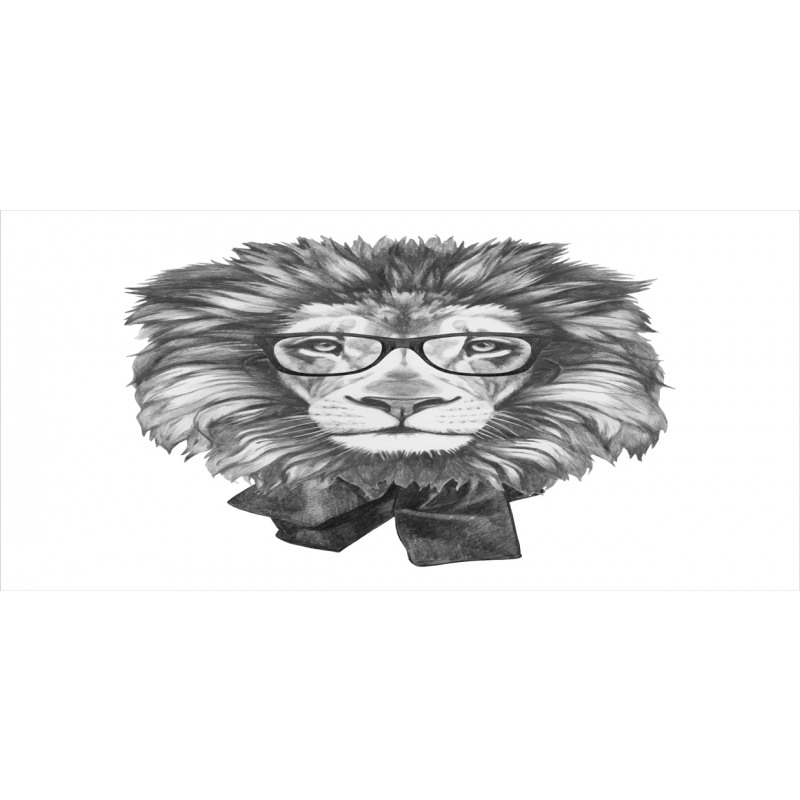 Hipster Animal in Glasses Pencil Pen Holder