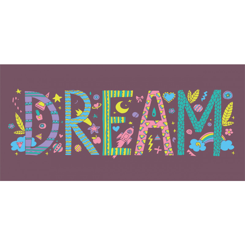 Doodle Art Dream Word Pencil Pen Holder