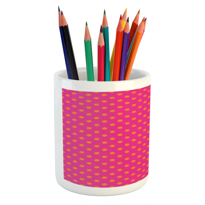 Polka Dots Design Pencil Pen Holder