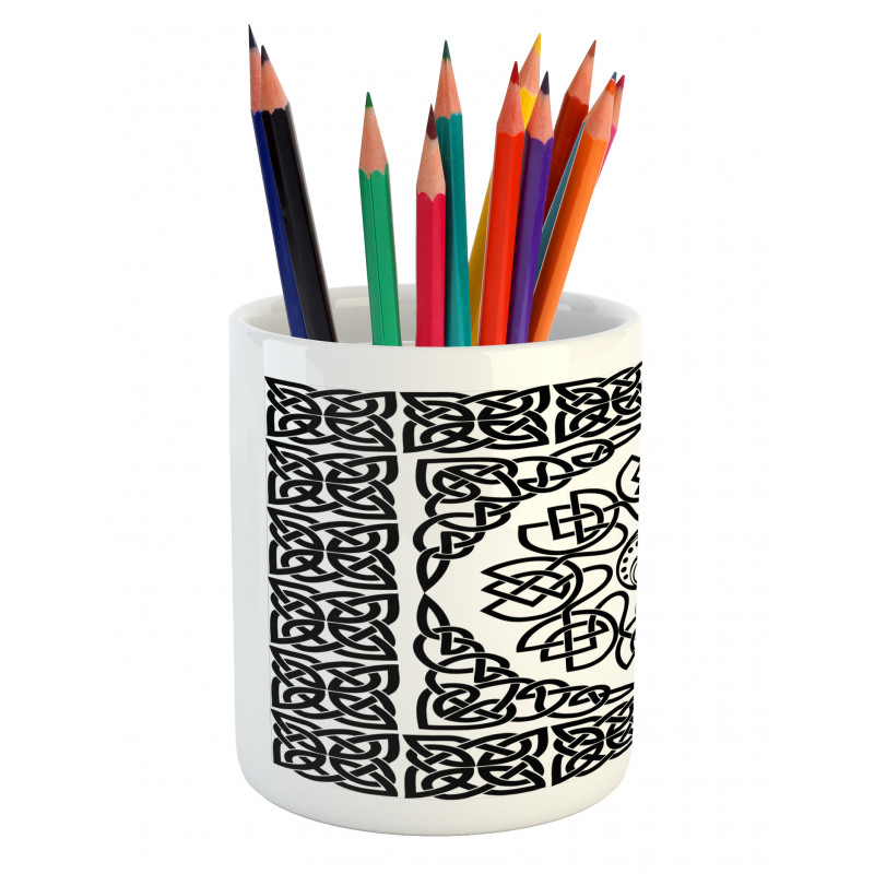 Filigree Abstract Knot Pencil Pen Holder