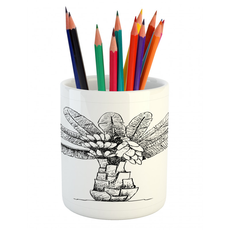 Ensete Banana Plant Pencil Pen Holder