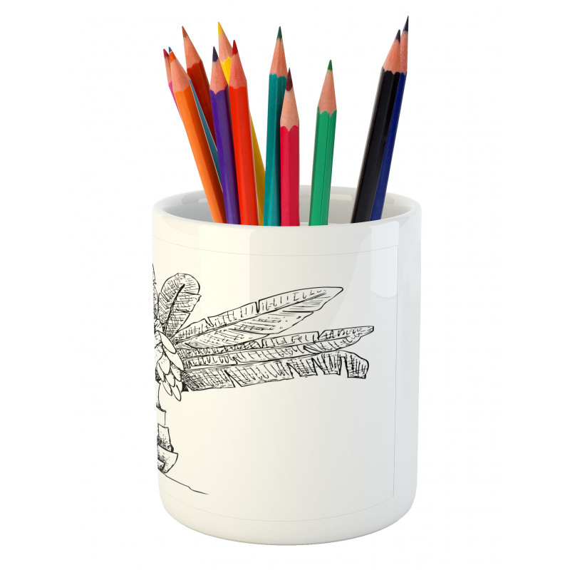 Ensete Banana Plant Pencil Pen Holder