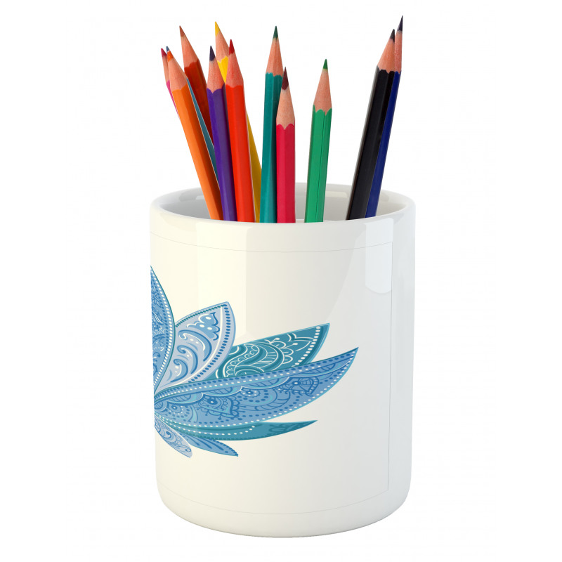 Oriental Lotus Petals Pencil Pen Holder