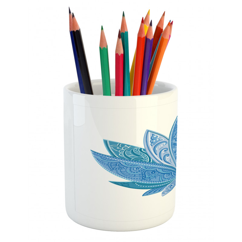 Oriental Lotus Petals Pencil Pen Holder