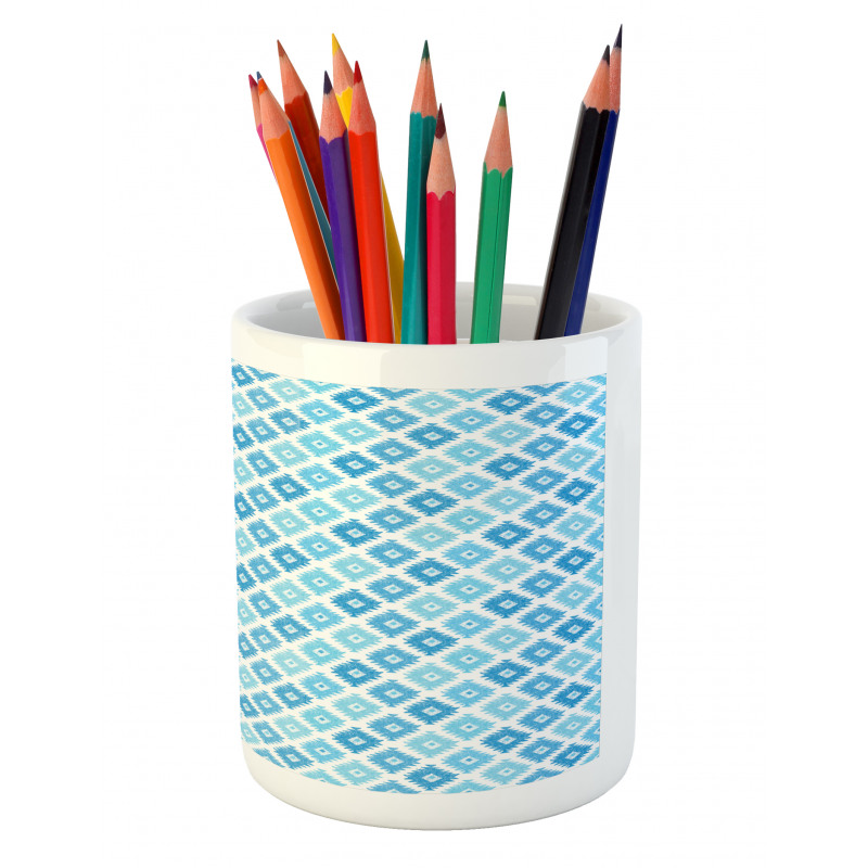 Grunge Style Tribal Art Pencil Pen Holder