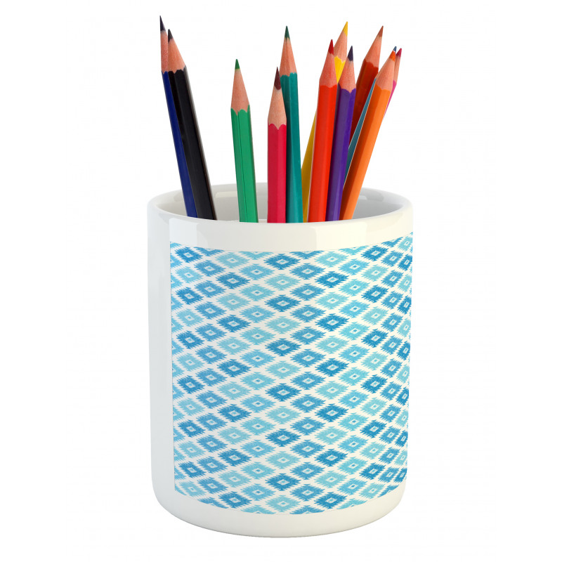 Grunge Style Tribal Art Pencil Pen Holder