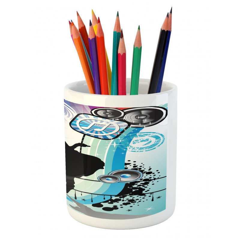 Break Dancer Guy Pencil Pen Holder