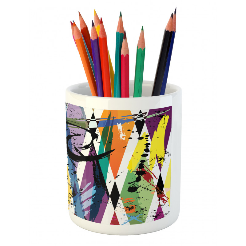 Bull's Eye Pencil Pen Holder