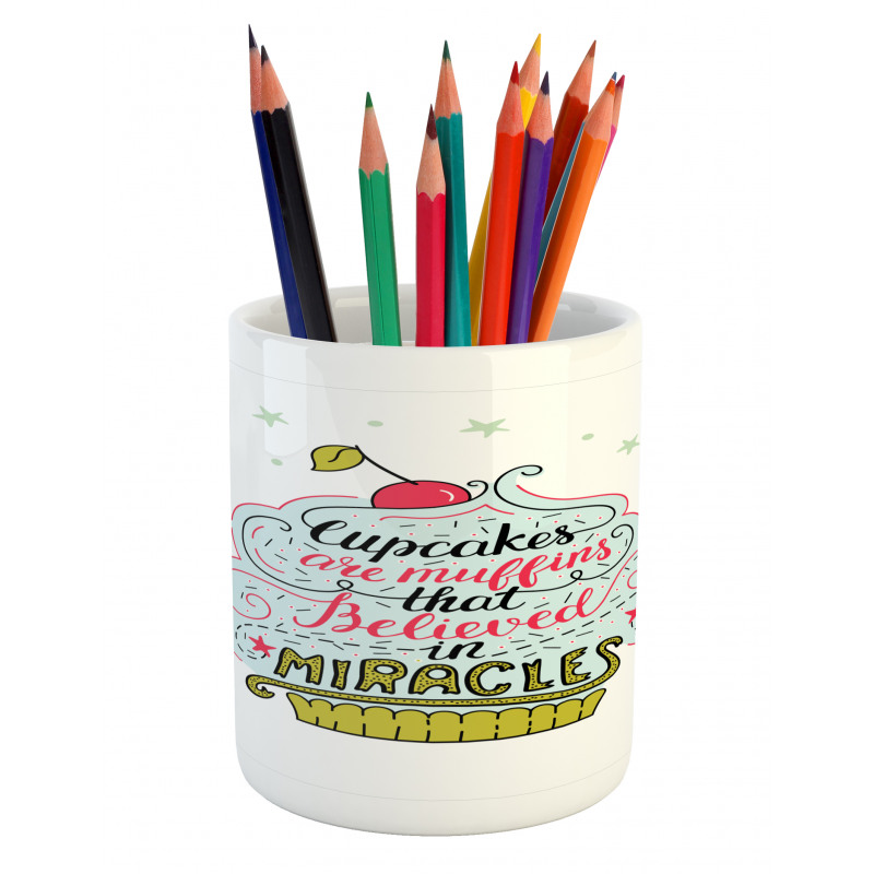 Cupcake Pencil Pen Holder