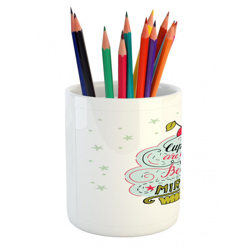 Cupcake Pencil Pen Holder