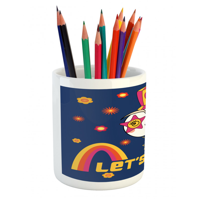 Cartoon Owl Funky Pencil Pen Holder