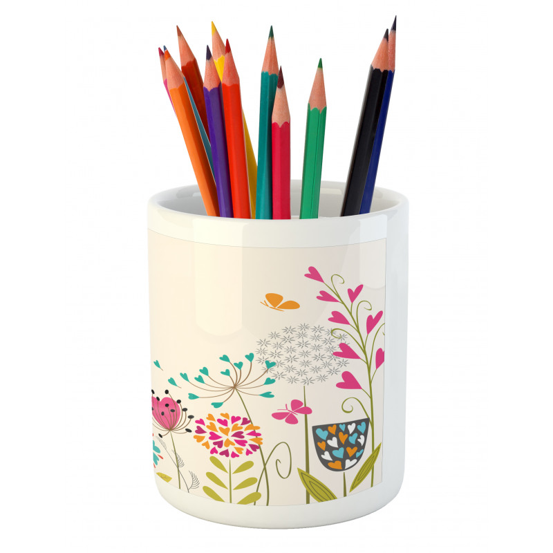 Hearty Dandelion Seeds Pencil Pen Holder