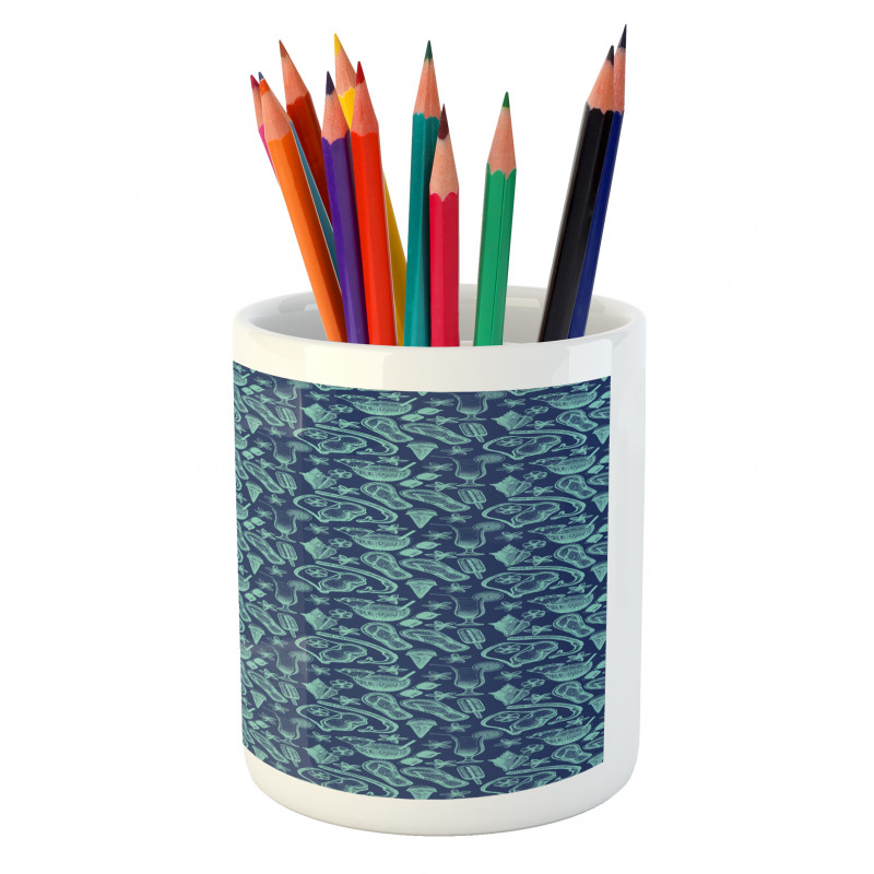 Exotic Summer Design Pencil Pen Holder