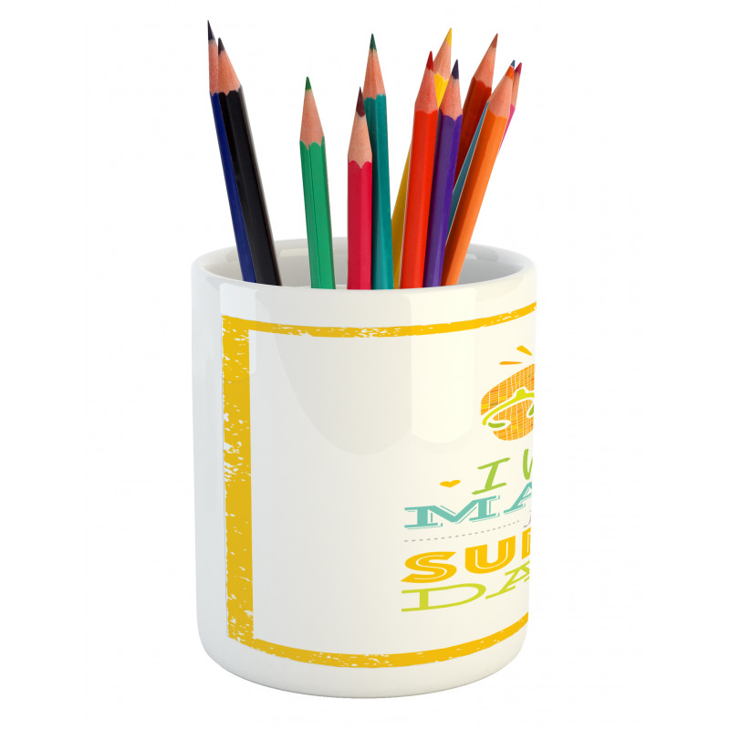 Words with Borders Pencil Pen Holder