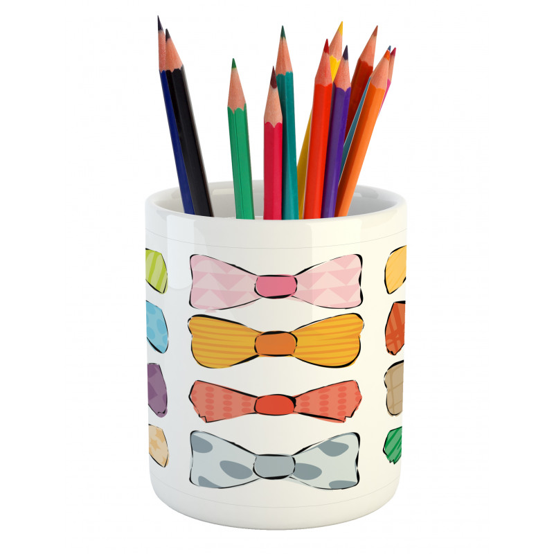 Hipster Fashion Pattern Pencil Pen Holder