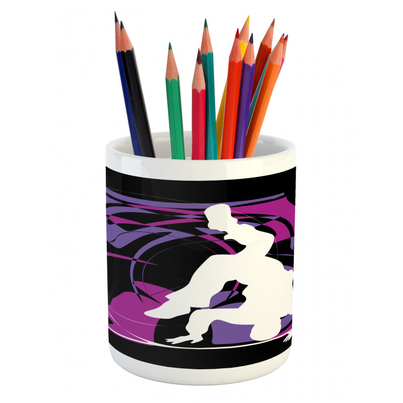 Rebel Teen Breakdancers Pencil Pen Holder