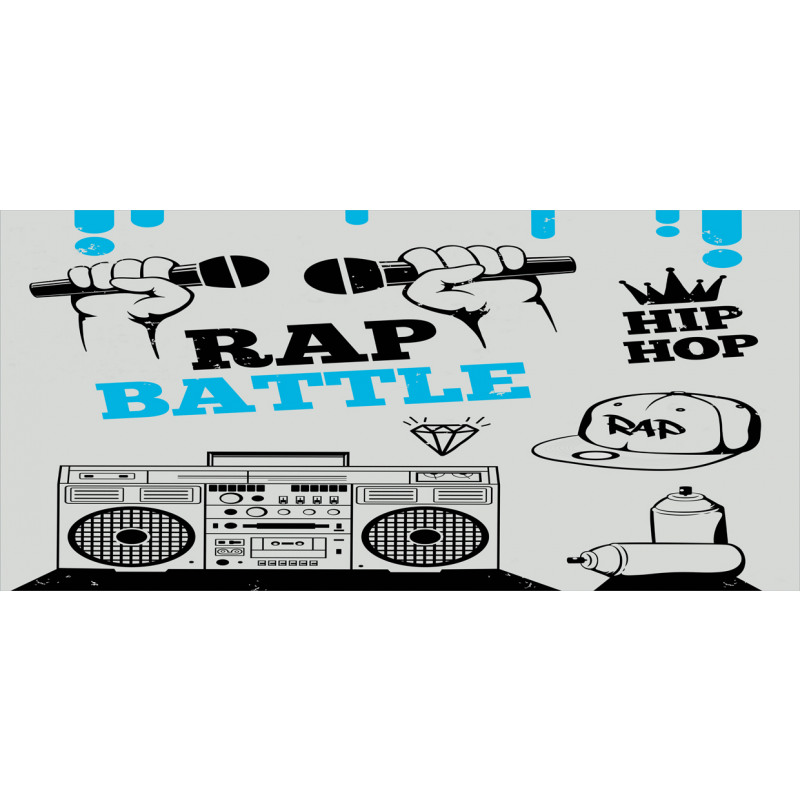 Freestyle Rap Duel Pencil Pen Holder