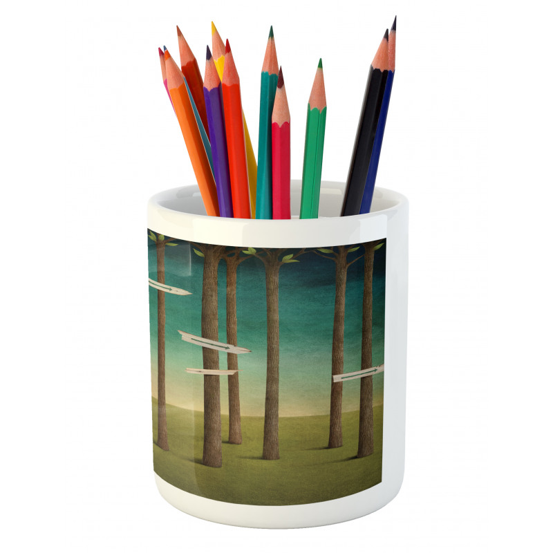 Lost Girl in the Forest Pencil Pen Holder