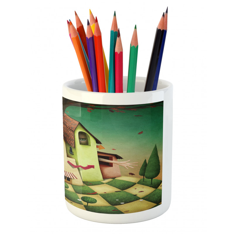 Fairy Tale Wonderland Pencil Pen Holder