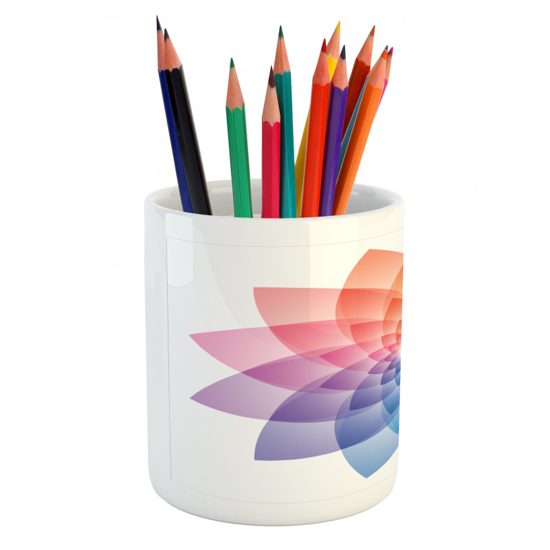 Rainbow Tones Petal Pencil Pen Holder