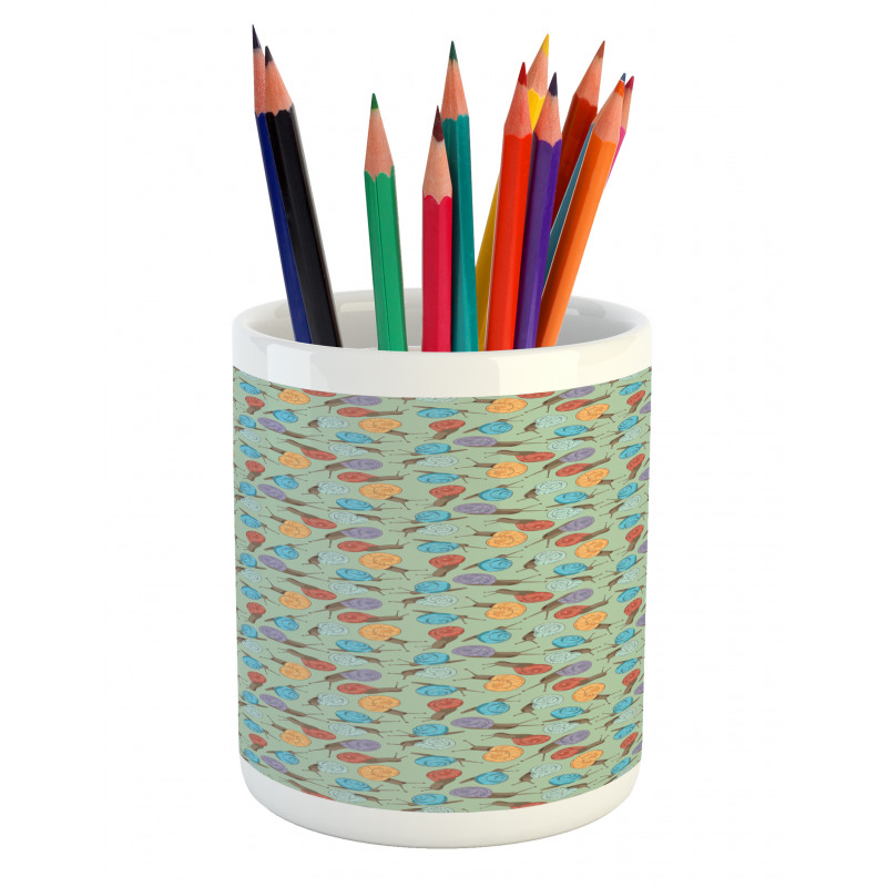 Snails and Mollusks Pencil Pen Holder