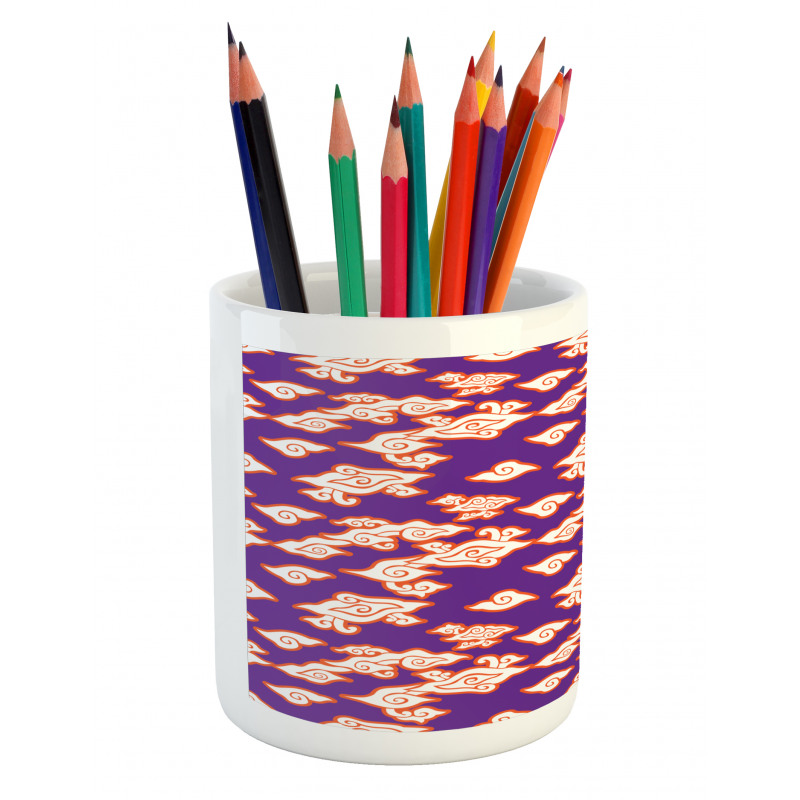 Indonesian Batik Hippie Pencil Pen Holder