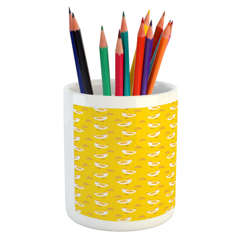 Dots Chicken Haystack Pencil Pen Holder