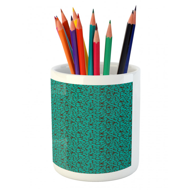 Abstract Tile Pencil Pen Holder