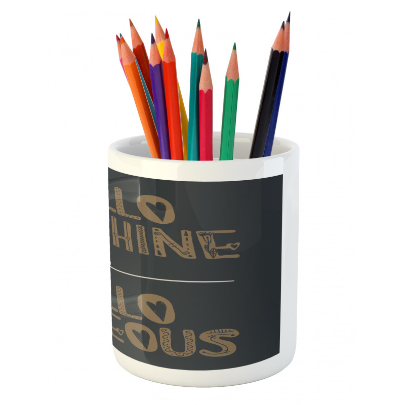 Hello Sunshine Pencil Pen Holder