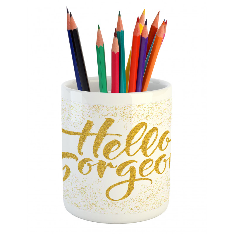 Graphic Pencil Pen Holder