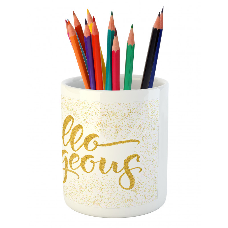 Graphic Pencil Pen Holder