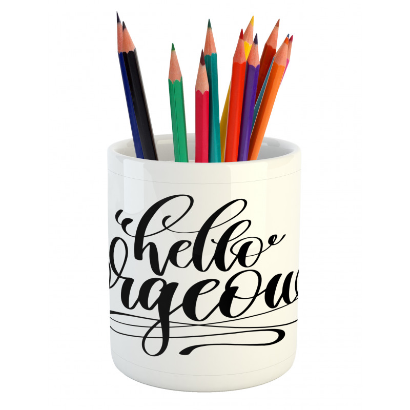 Calligraphy Font Pencil Pen Holder