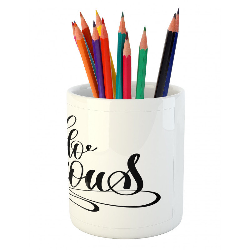 Calligraphy Font Pencil Pen Holder