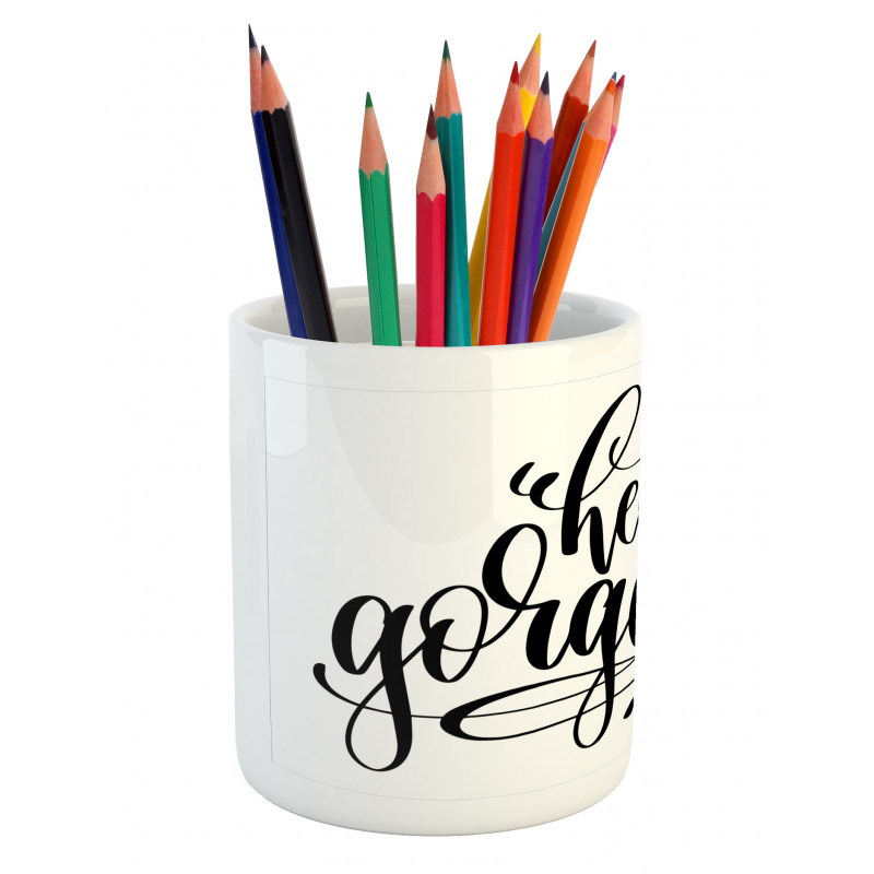 Calligraphy Font Pencil Pen Holder