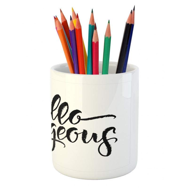 Brush Lettering Pencil Pen Holder