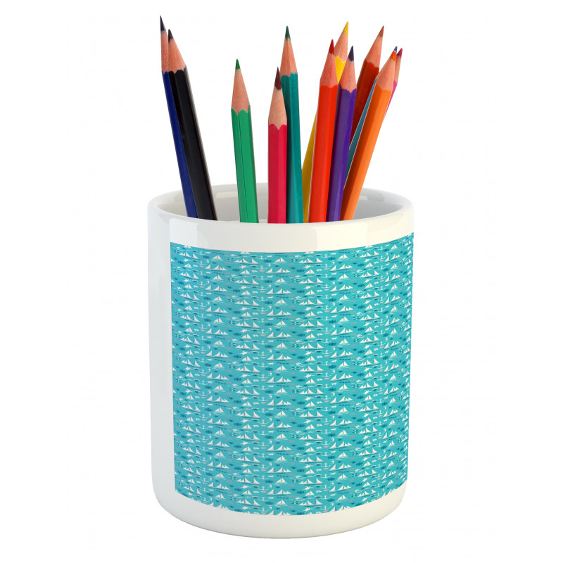 Turtles and Sea Horses Pencil Pen Holder