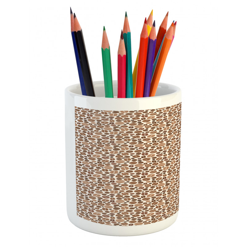 Tasty Coffee Beans Pencil Pen Holder