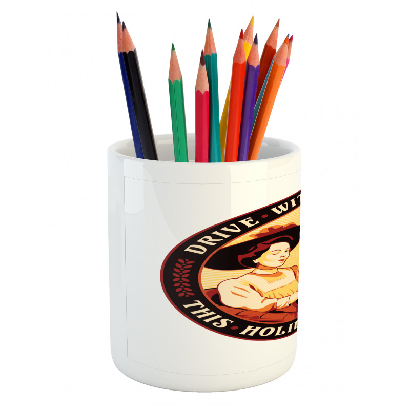 Driver Women Pencil Pen Holder