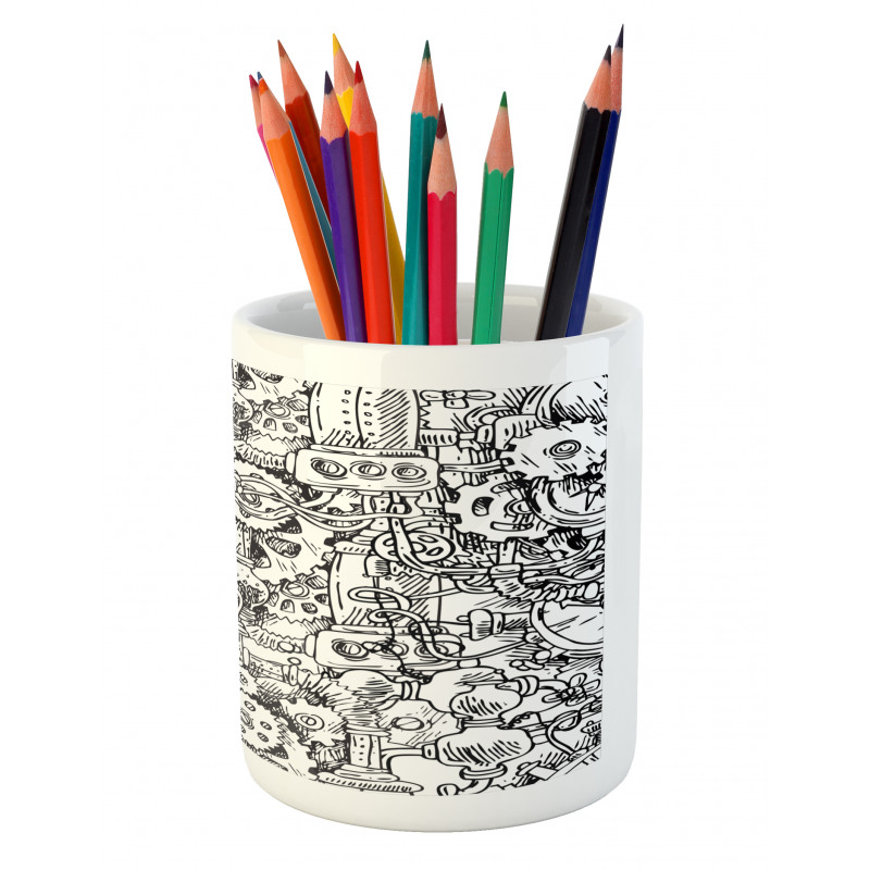 Manufacturing Theme Pencil Pen Holder