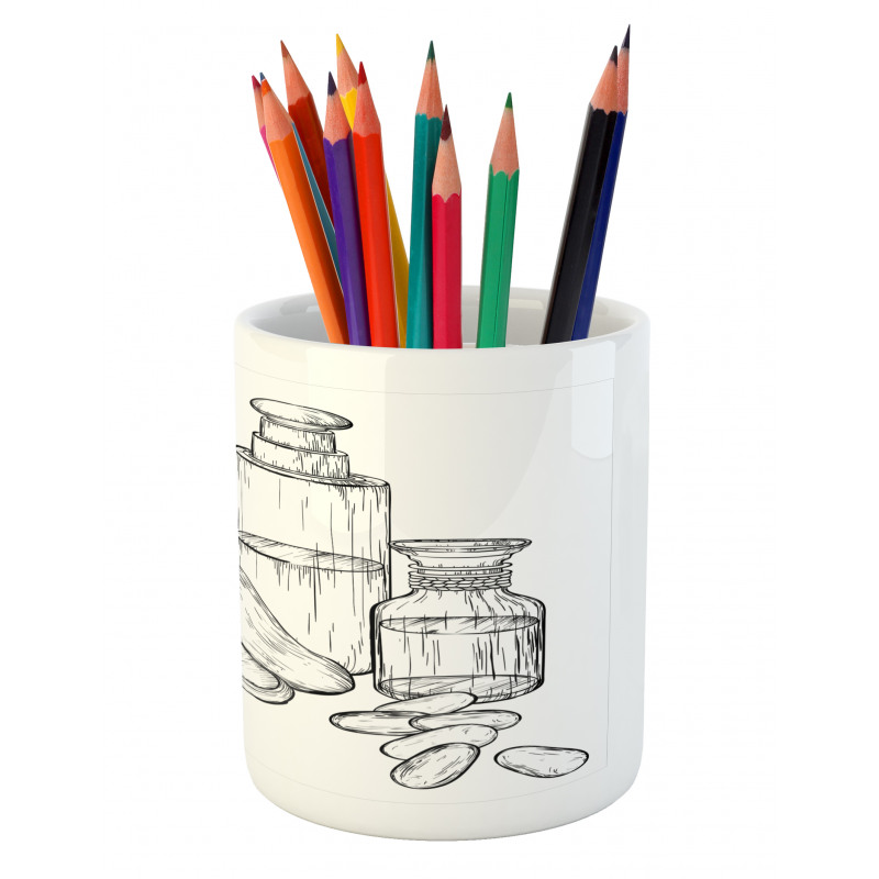 Natural Tropical Fruit Pencil Pen Holder