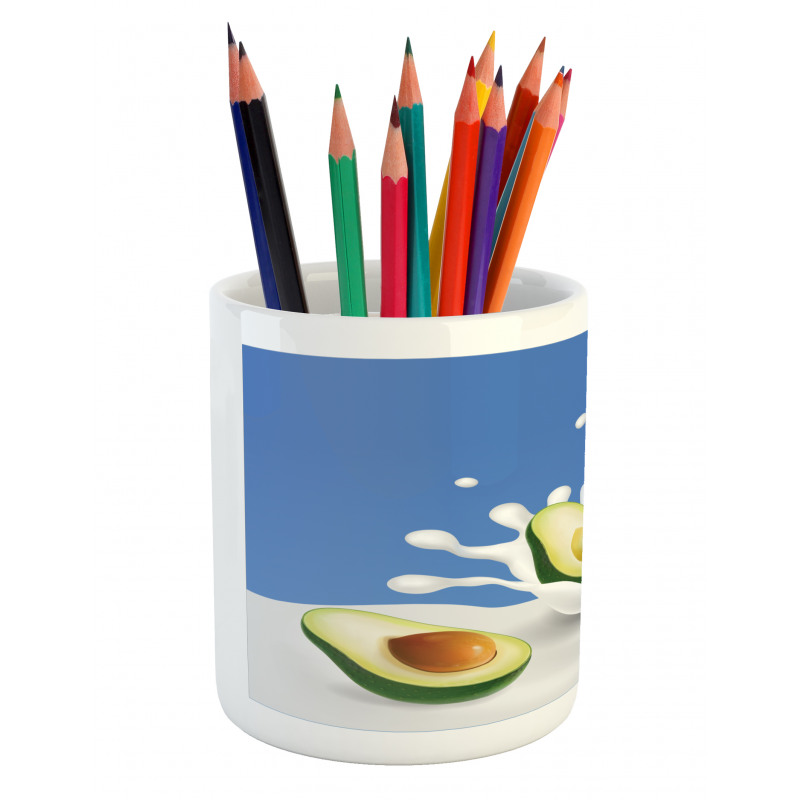 Flowing Milk Splash Pencil Pen Holder