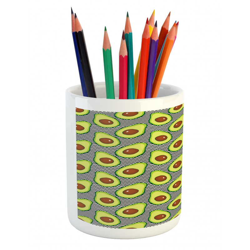 Delicious Vegan Food Pencil Pen Holder