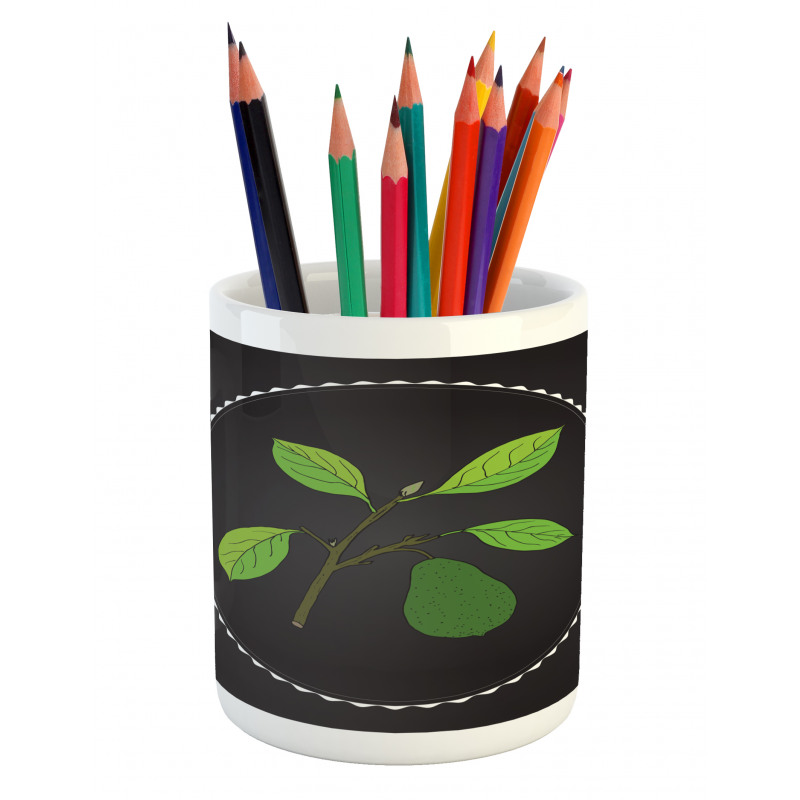 Alligator Pear Tree Pencil Pen Holder