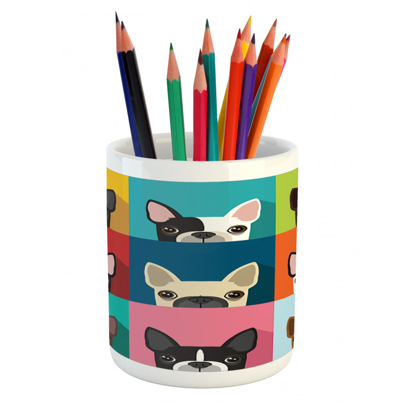 Terrier Portrait Pencil Pen Holder