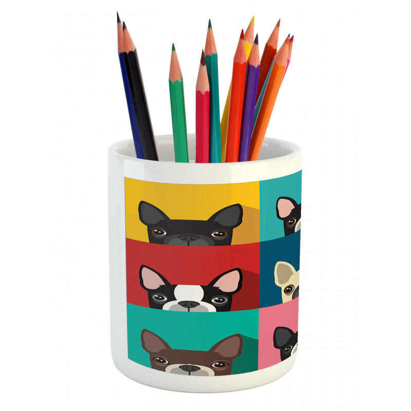 Terrier Portrait Pencil Pen Holder